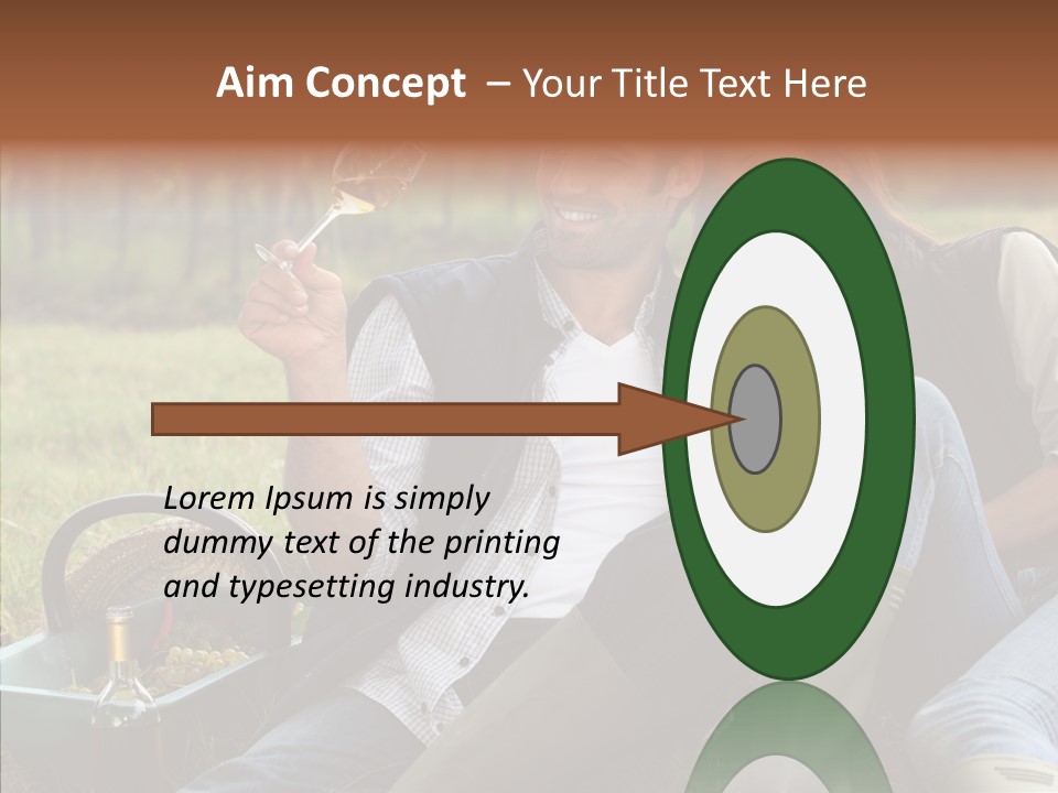 Glass Harvest Winemaking PowerPoint Template