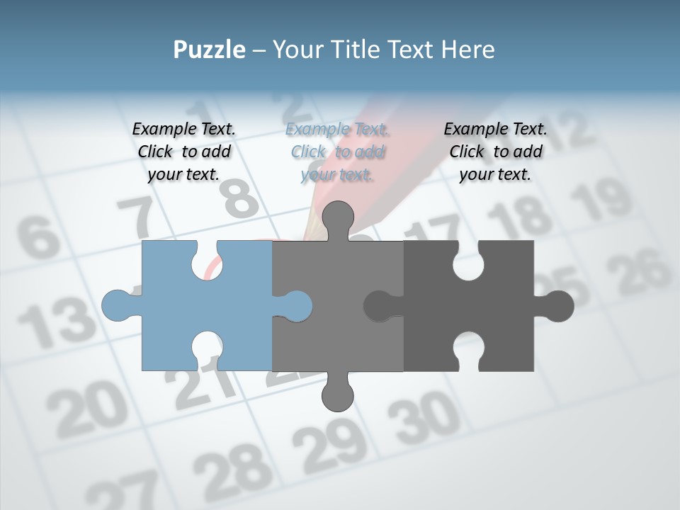 Pencil Business Time PowerPoint Template