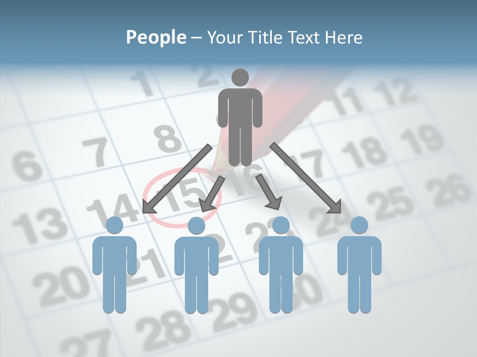 Pencil Business Time PowerPoint Template