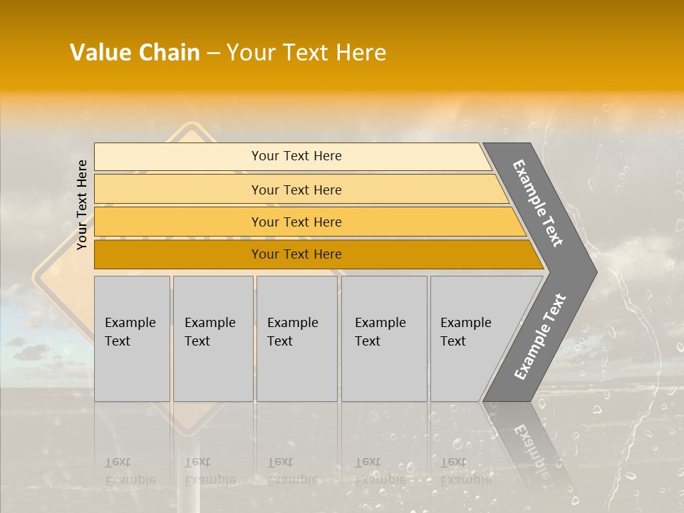 Roadsign Sign Dangerous PowerPoint Template