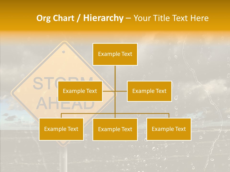 Roadsign Sign Dangerous PowerPoint Template