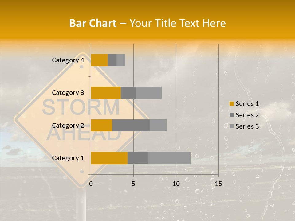 Roadsign Sign Dangerous PowerPoint Template