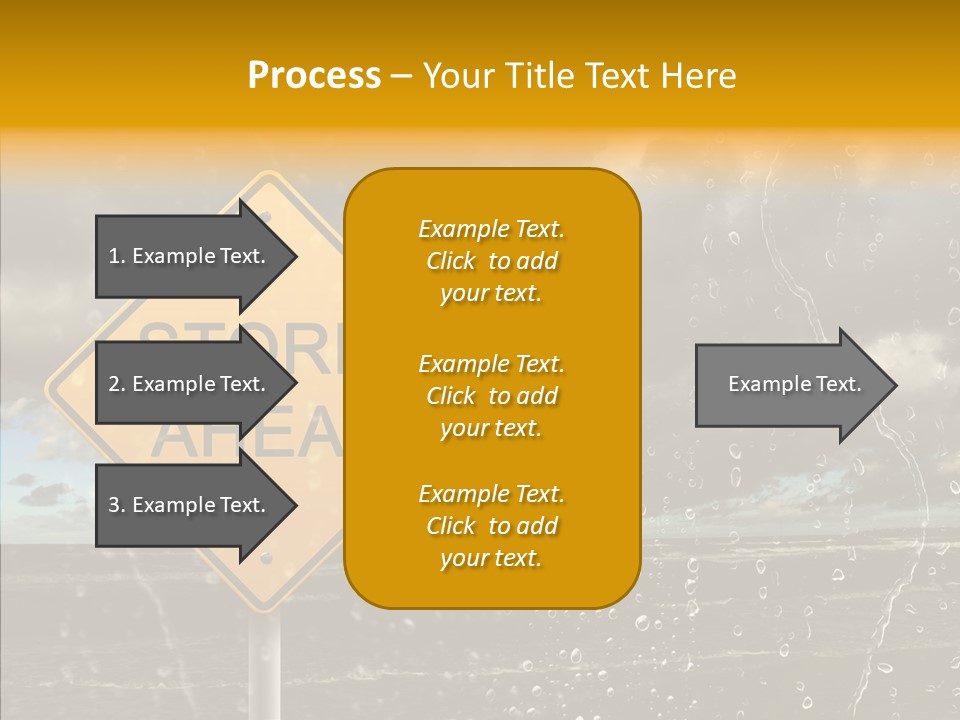 Roadsign Sign Dangerous PowerPoint Template