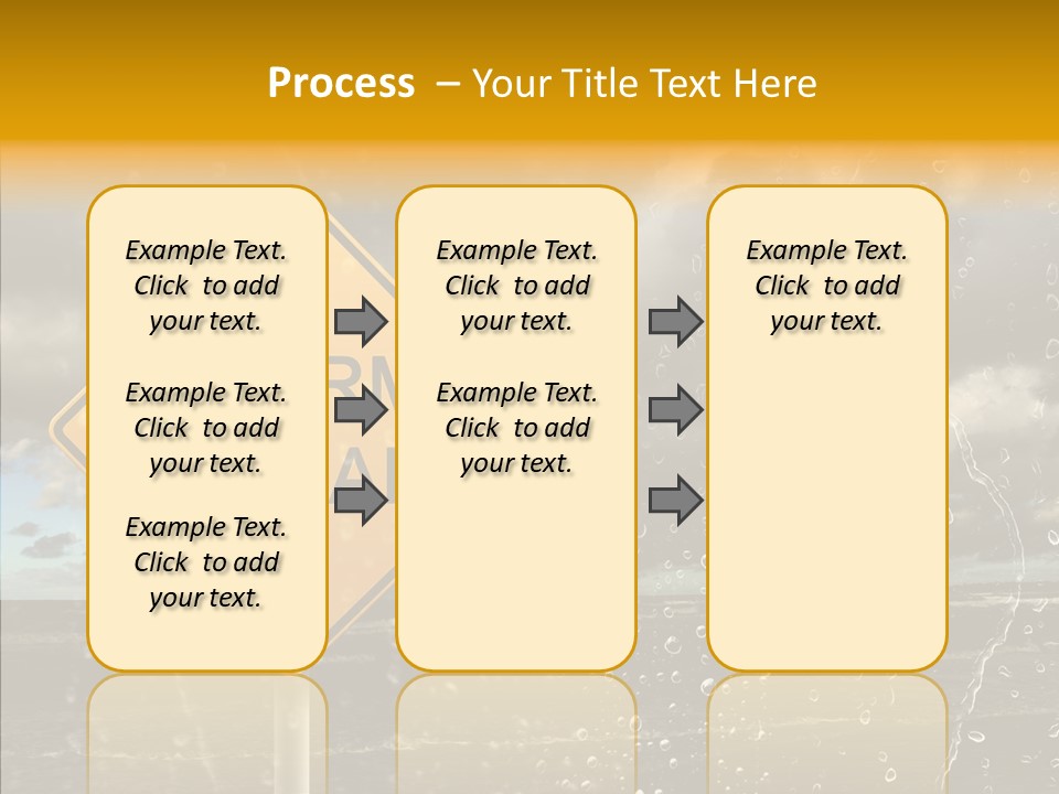 Roadsign Sign Dangerous PowerPoint Template