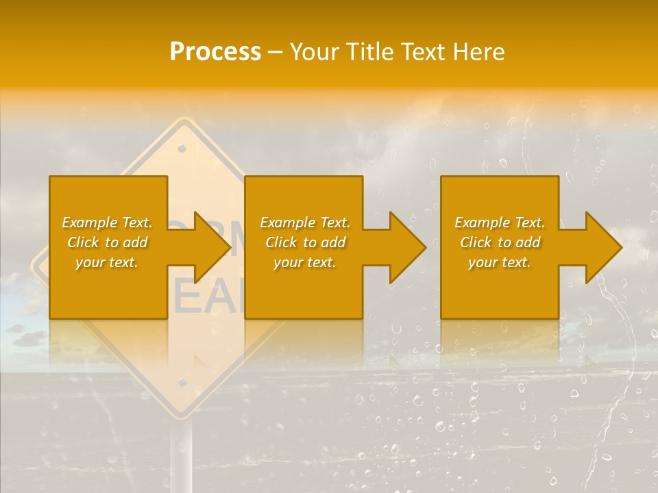 Roadsign Sign Dangerous PowerPoint Template