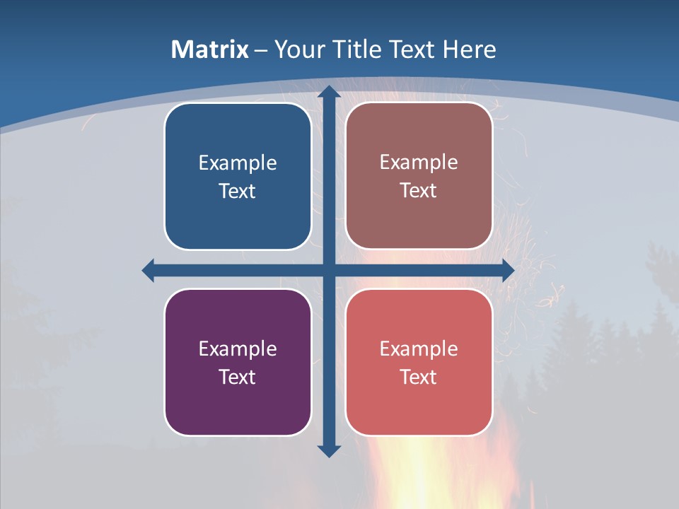 Ash Coal Firewood PowerPoint Template