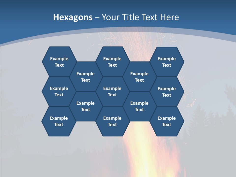 Ash Coal Firewood PowerPoint Template