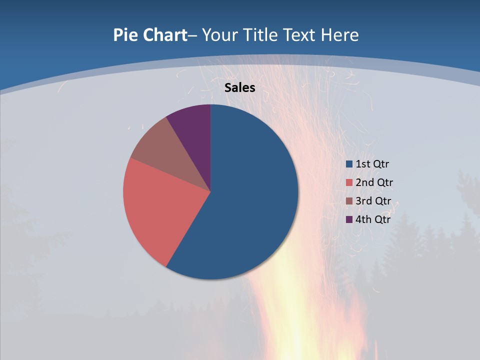 Ash Coal Firewood PowerPoint Template