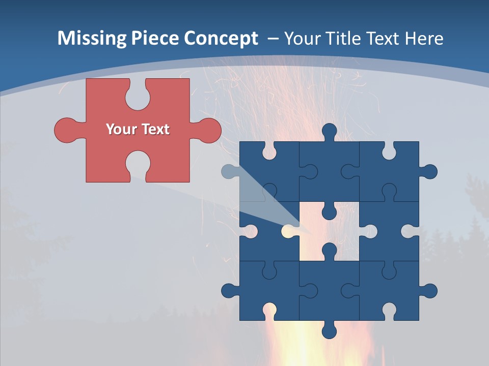 Ash Coal Firewood PowerPoint Template