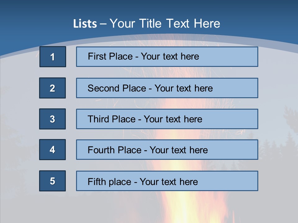 Ash Coal Firewood PowerPoint Template