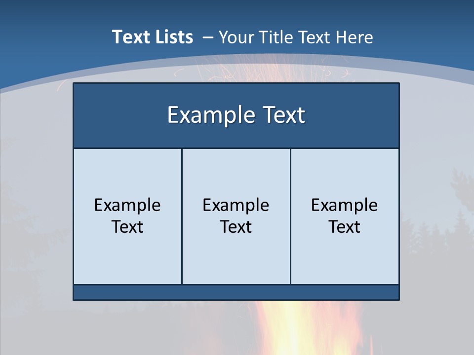 Ash Coal Firewood PowerPoint Template