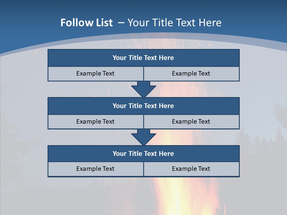 Ash Coal Firewood PowerPoint Template