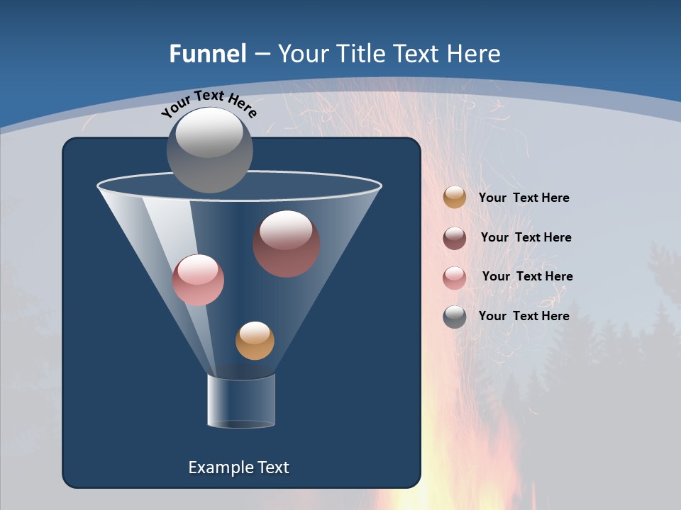 Ash Coal Firewood PowerPoint Template