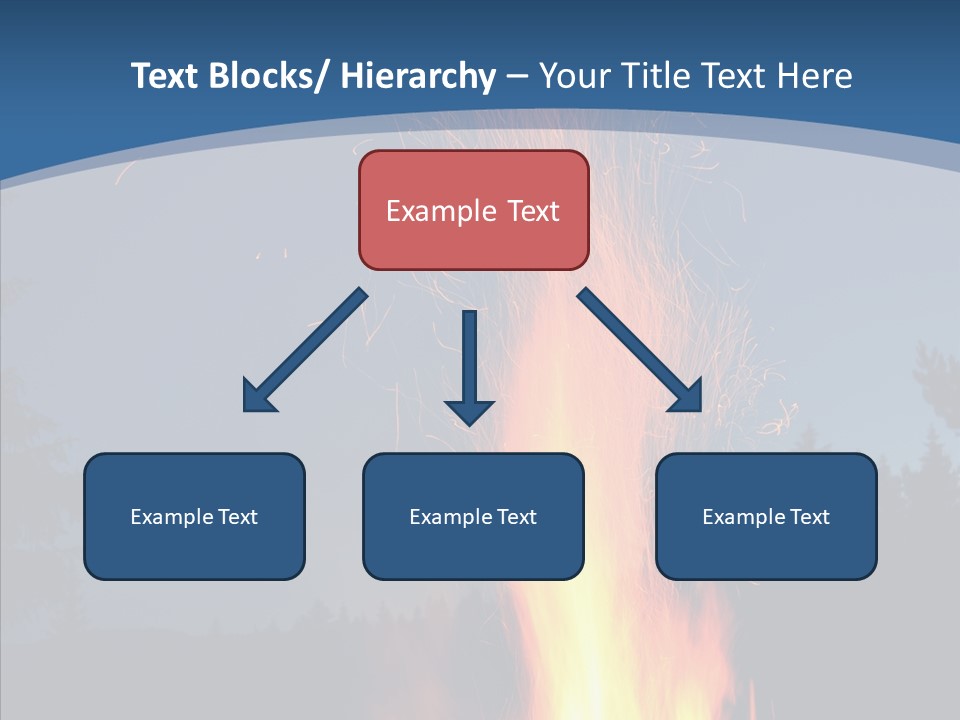 Ash Coal Firewood PowerPoint Template