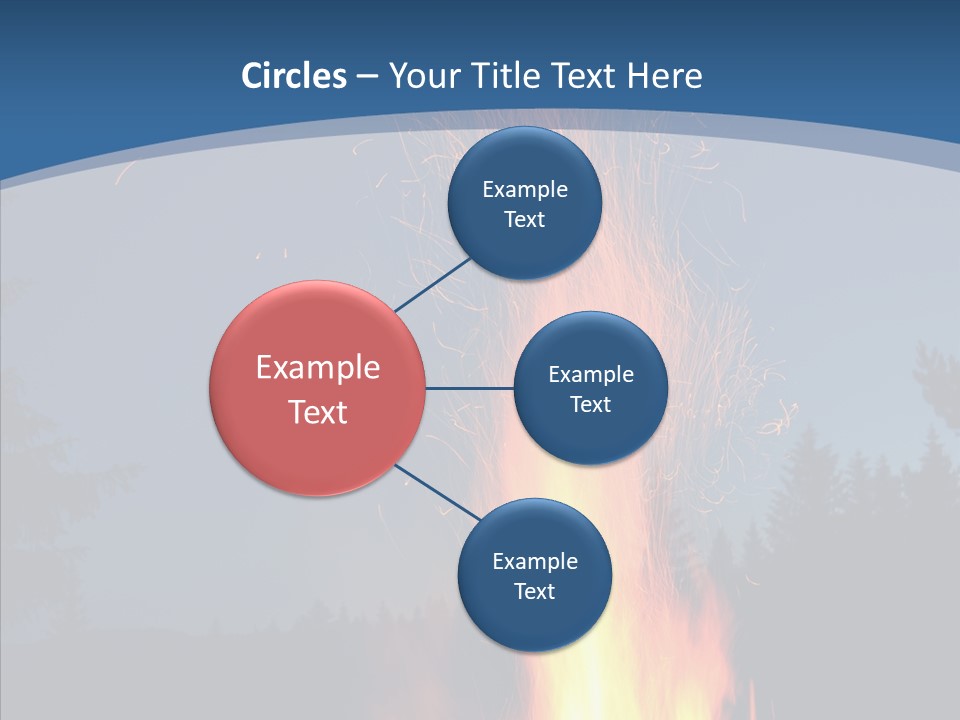 Ash Coal Firewood PowerPoint Template
