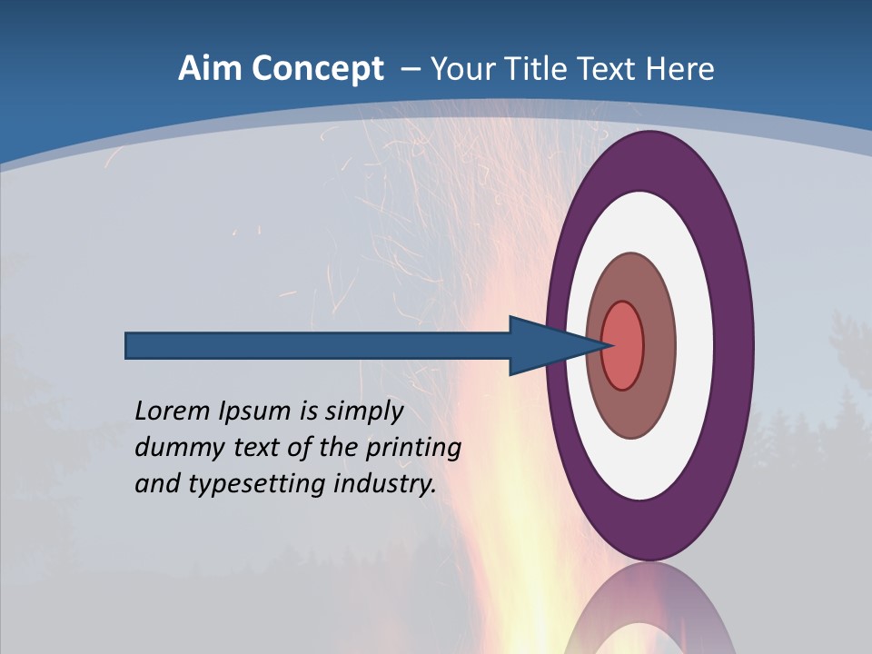 Ash Coal Firewood PowerPoint Template