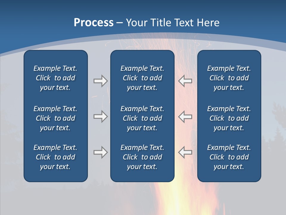 Ash Coal Firewood PowerPoint Template