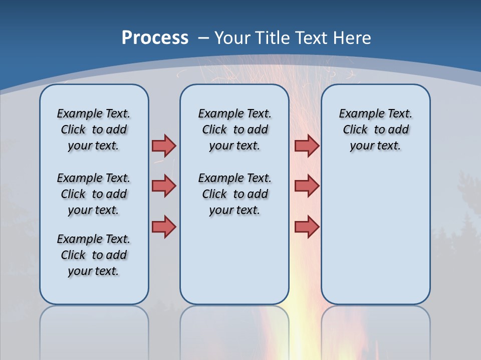 Ash Coal Firewood PowerPoint Template