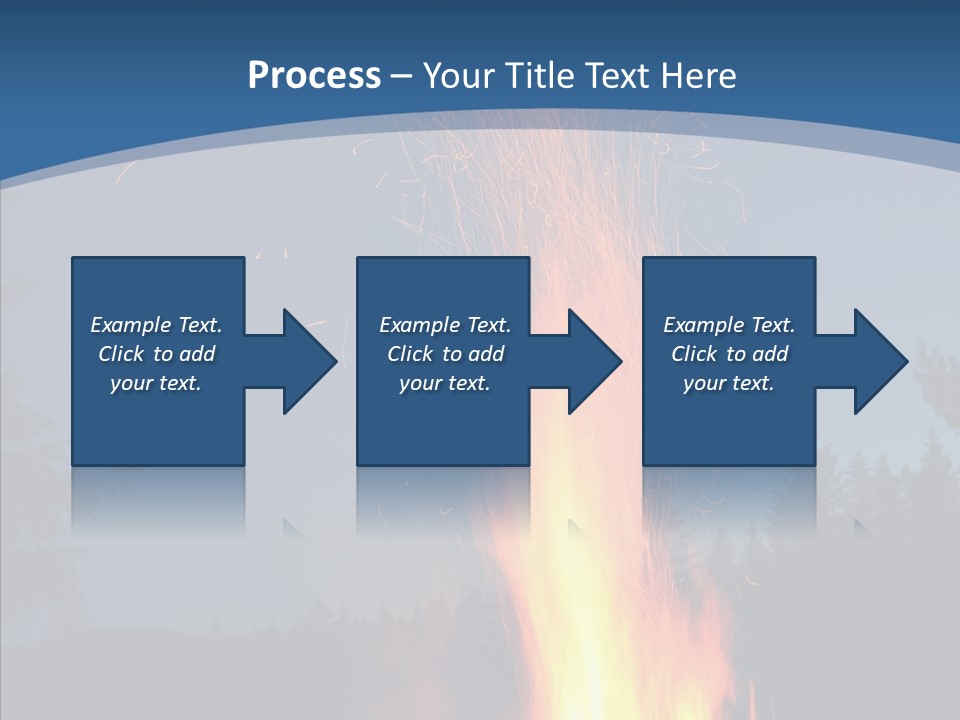 Ash Coal Firewood PowerPoint Template
