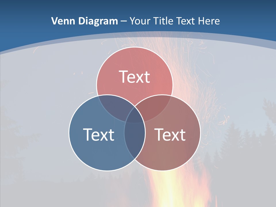 Ash Coal Firewood PowerPoint Template