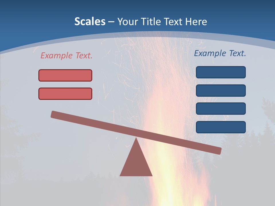 Ash Coal Firewood PowerPoint Template