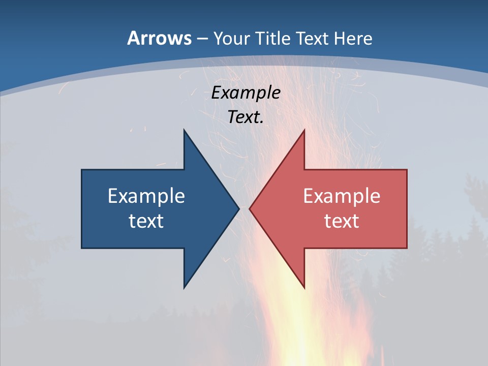 Ash Coal Firewood PowerPoint Template