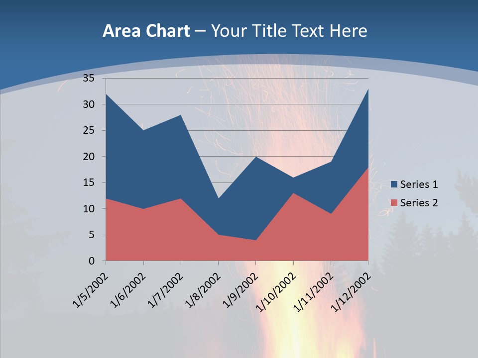 Ash Coal Firewood PowerPoint Template
