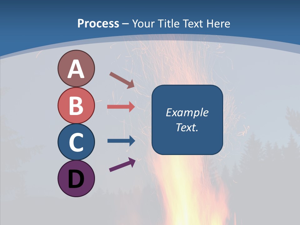 Ash Coal Firewood PowerPoint Template