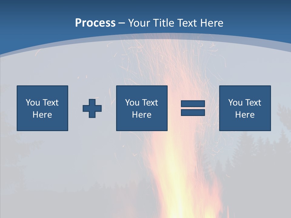 Ash Coal Firewood PowerPoint Template