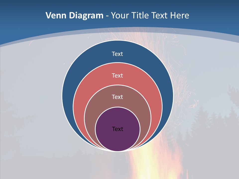 Ash Coal Firewood PowerPoint Template