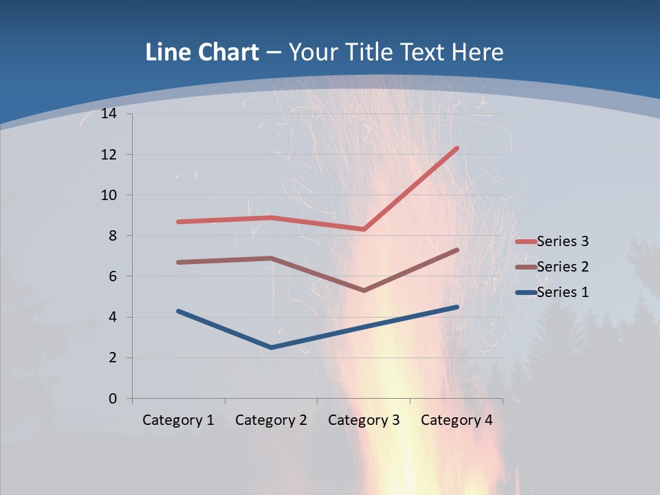 Ash Coal Firewood PowerPoint Template