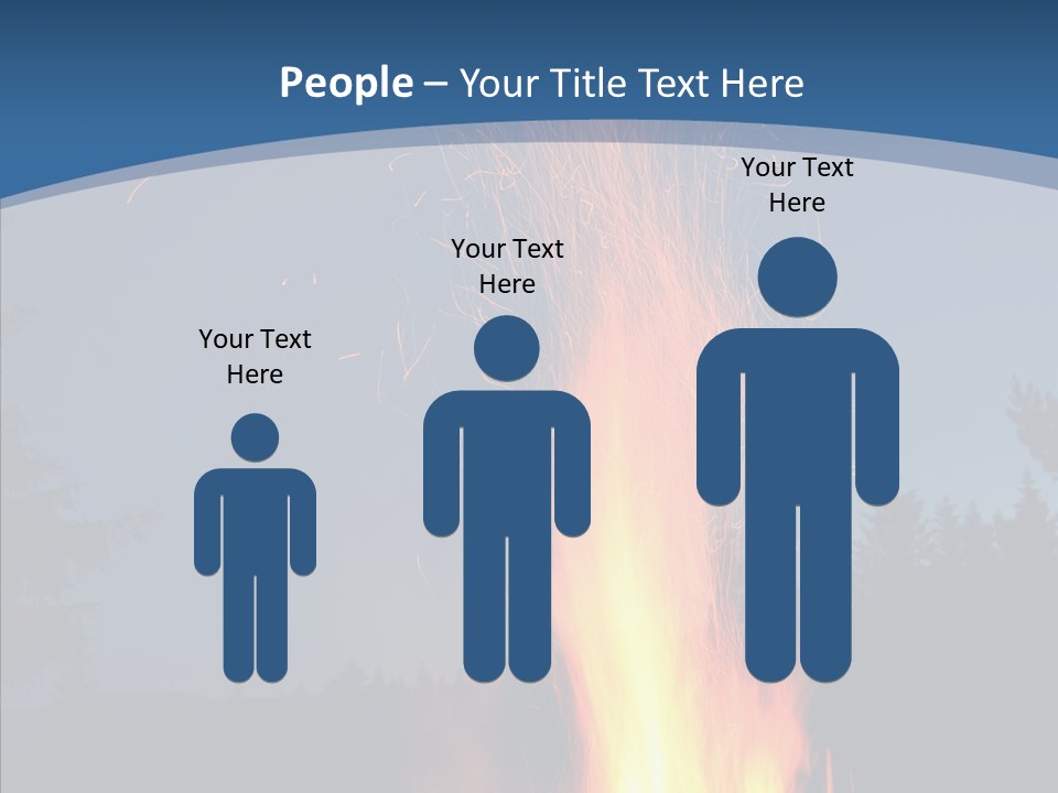 Ash Coal Firewood PowerPoint Template