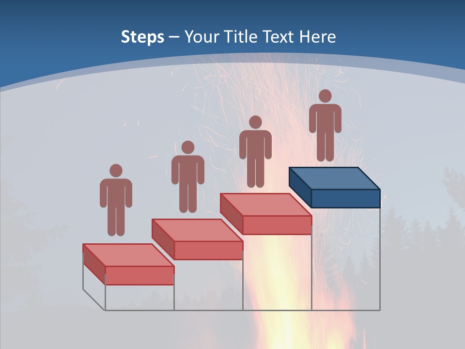 Ash Coal Firewood PowerPoint Template