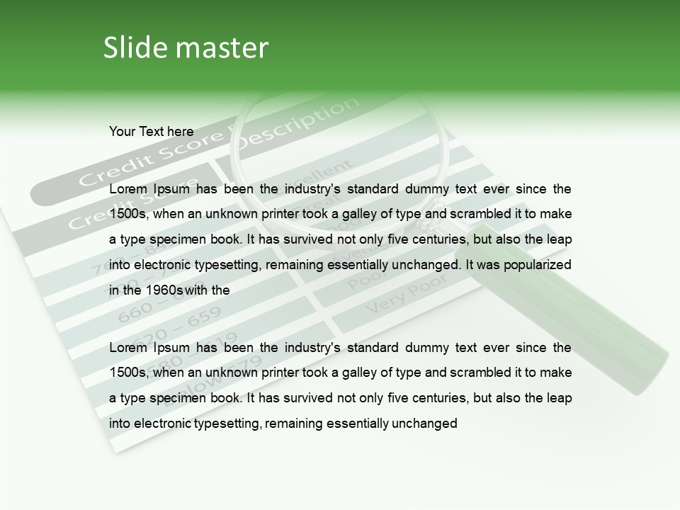 Pick Search Report PowerPoint Template