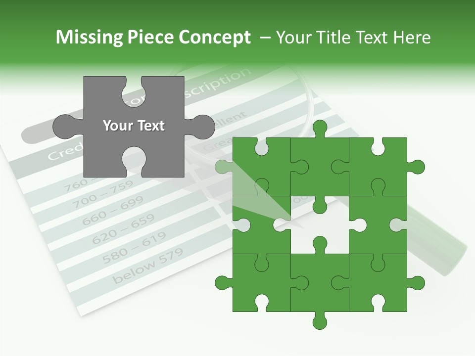 Pick Search Report PowerPoint Template