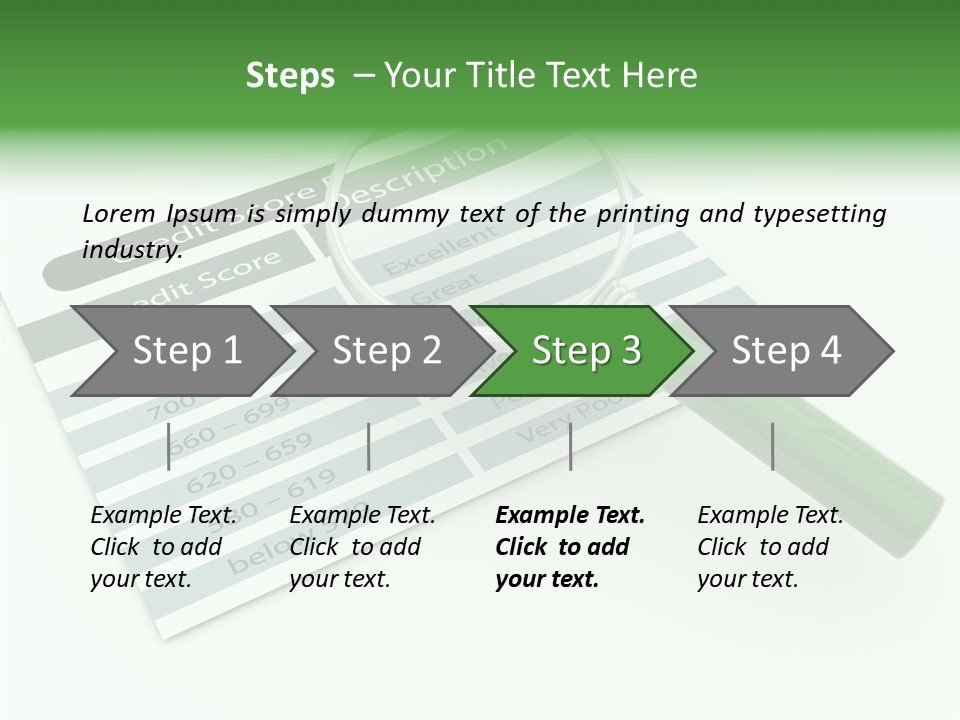 Pick Search Report PowerPoint Template