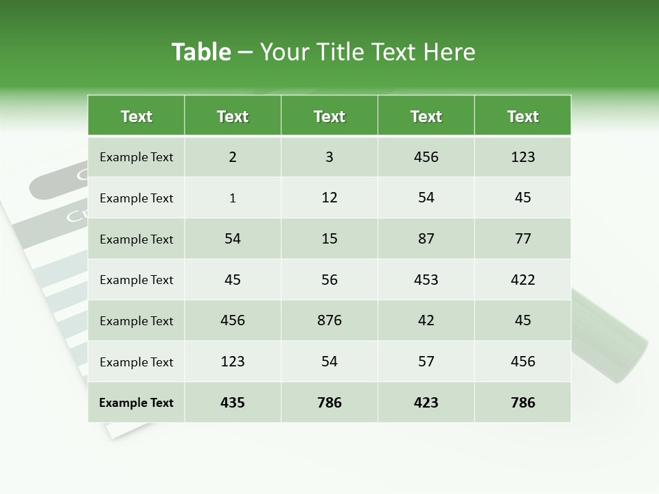 Pick Search Report PowerPoint Template