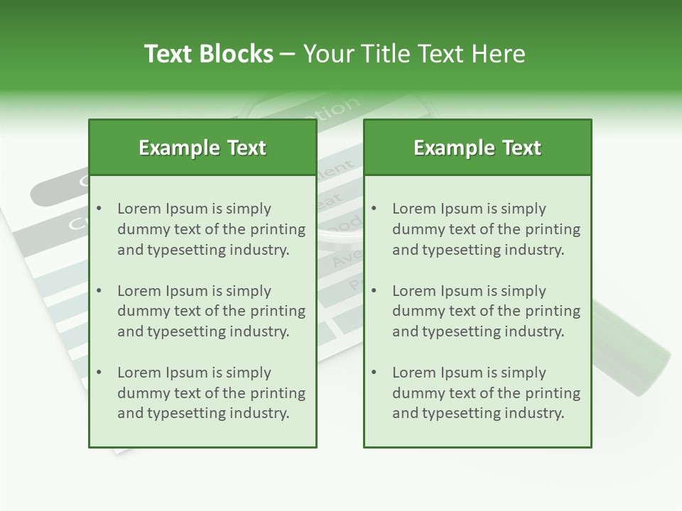 Pick Search Report PowerPoint Template