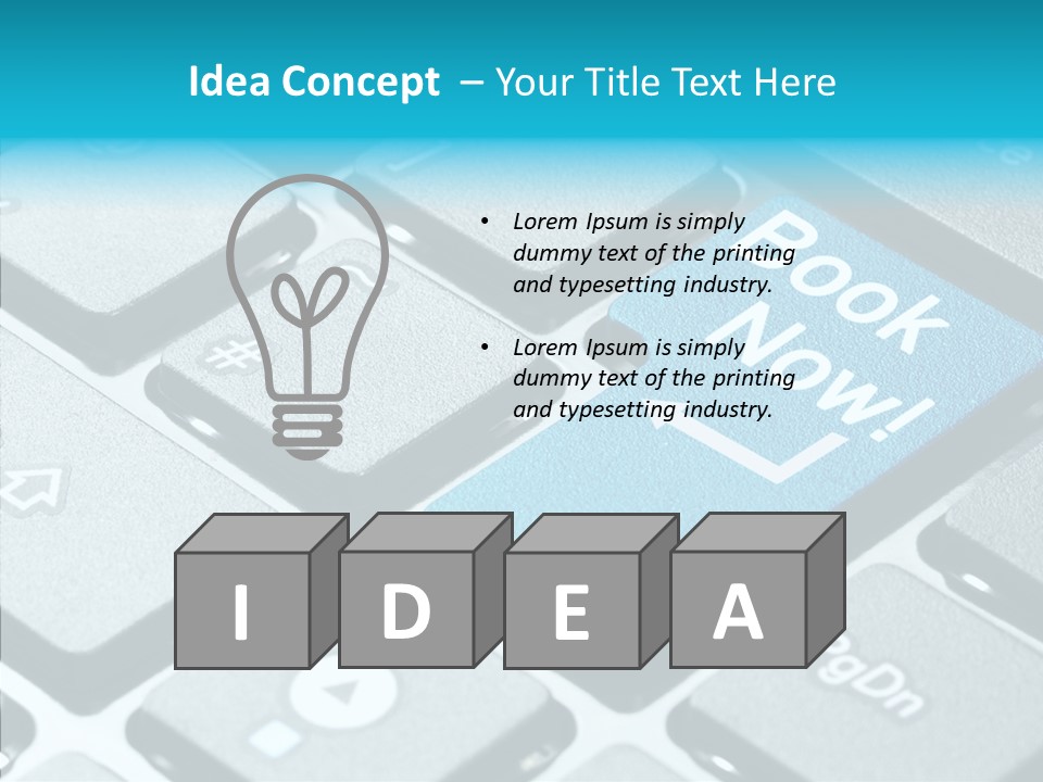 Reservation Credit Buy PowerPoint Template