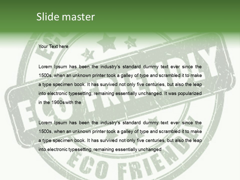 Organic Clean Reuse PowerPoint Template