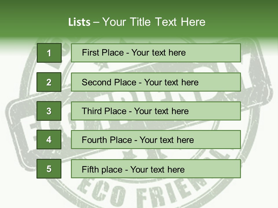 Organic Clean Reuse PowerPoint Template