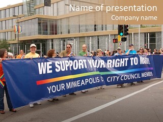 Homosexual Politics Council PowerPoint Template