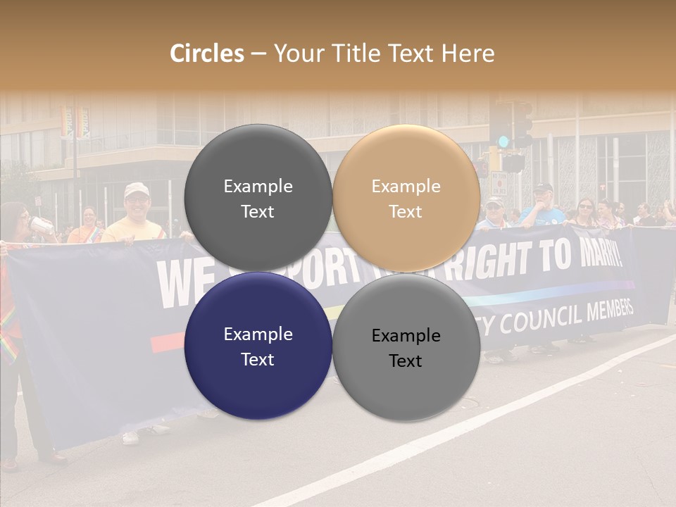 Homosexual Politics Council PowerPoint Template