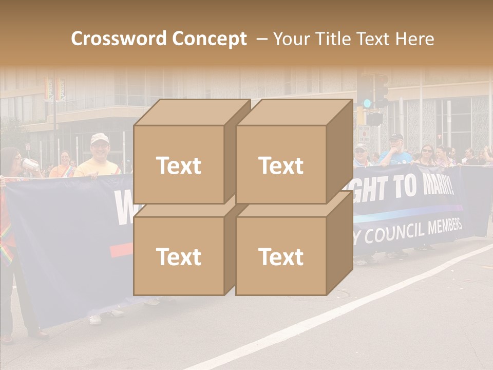 Homosexual Politics Council PowerPoint Template
