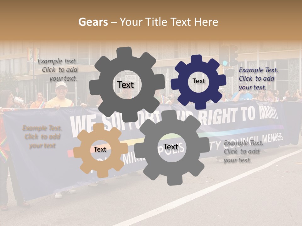 Homosexual Politics Council PowerPoint Template