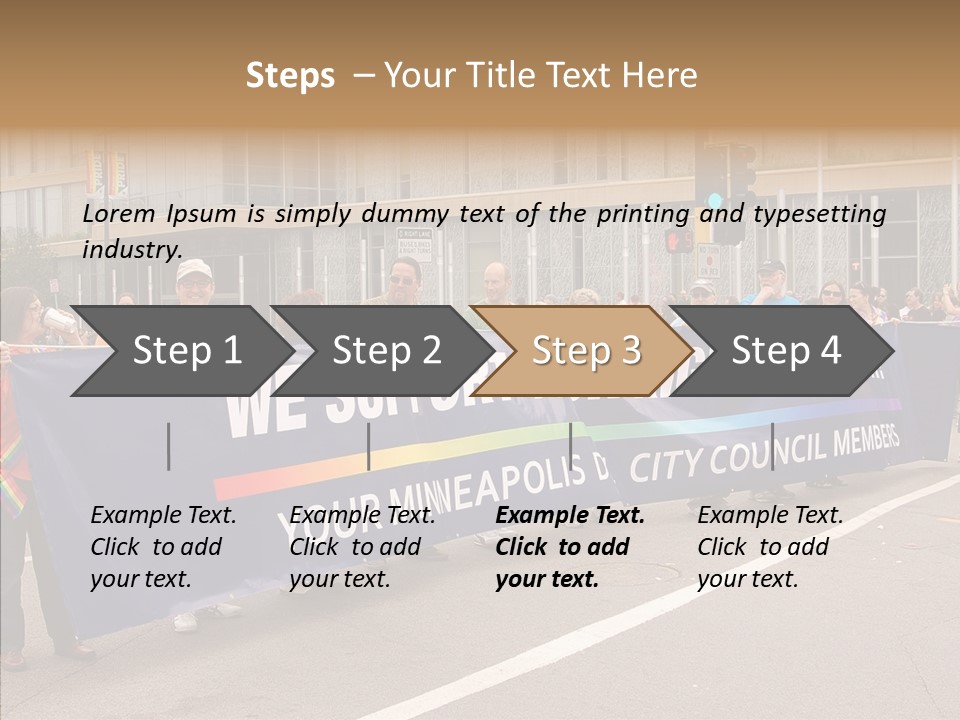 Homosexual Politics Council PowerPoint Template