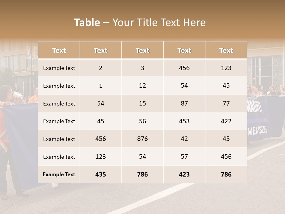 Homosexual Politics Council PowerPoint Template