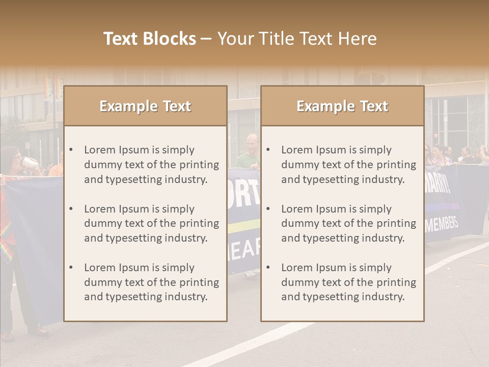 Homosexual Politics Council PowerPoint Template