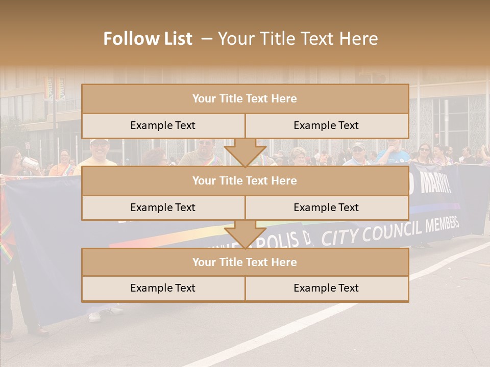 Homosexual Politics Council PowerPoint Template