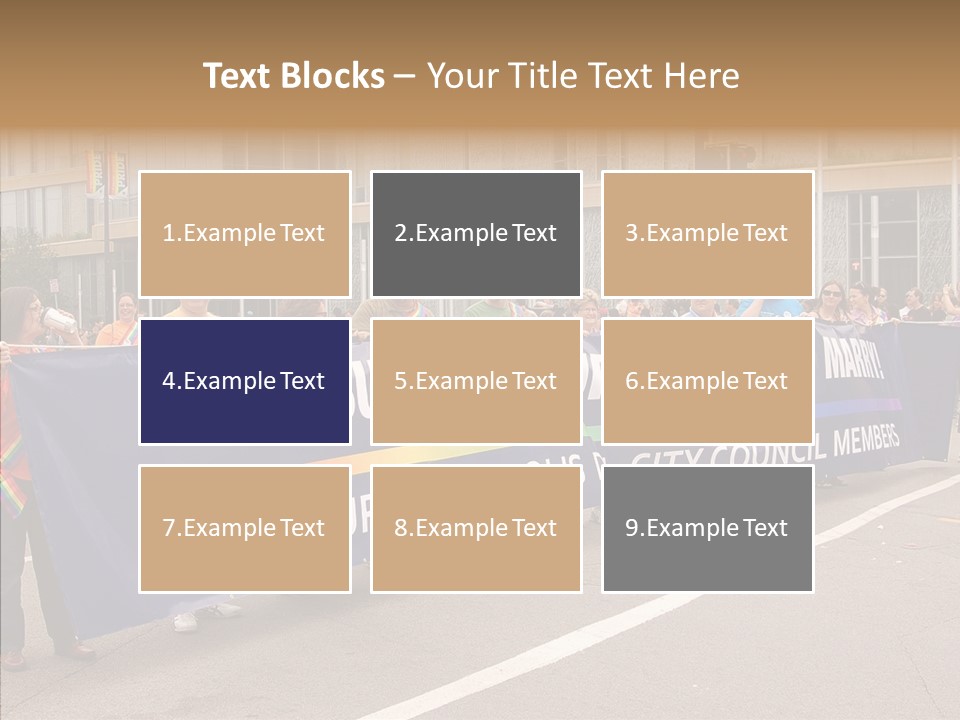 Homosexual Politics Council PowerPoint Template